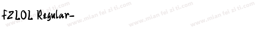 FZLOL Regular字体转换